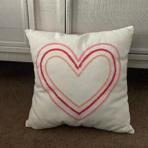 Heart pillow home decor